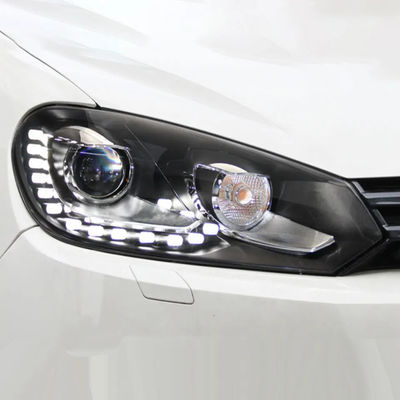Headlight Assembly For Volkswagen VW Golf 6 Modification 6 Gti R20 Tear Eye DRL LED Front Headlight